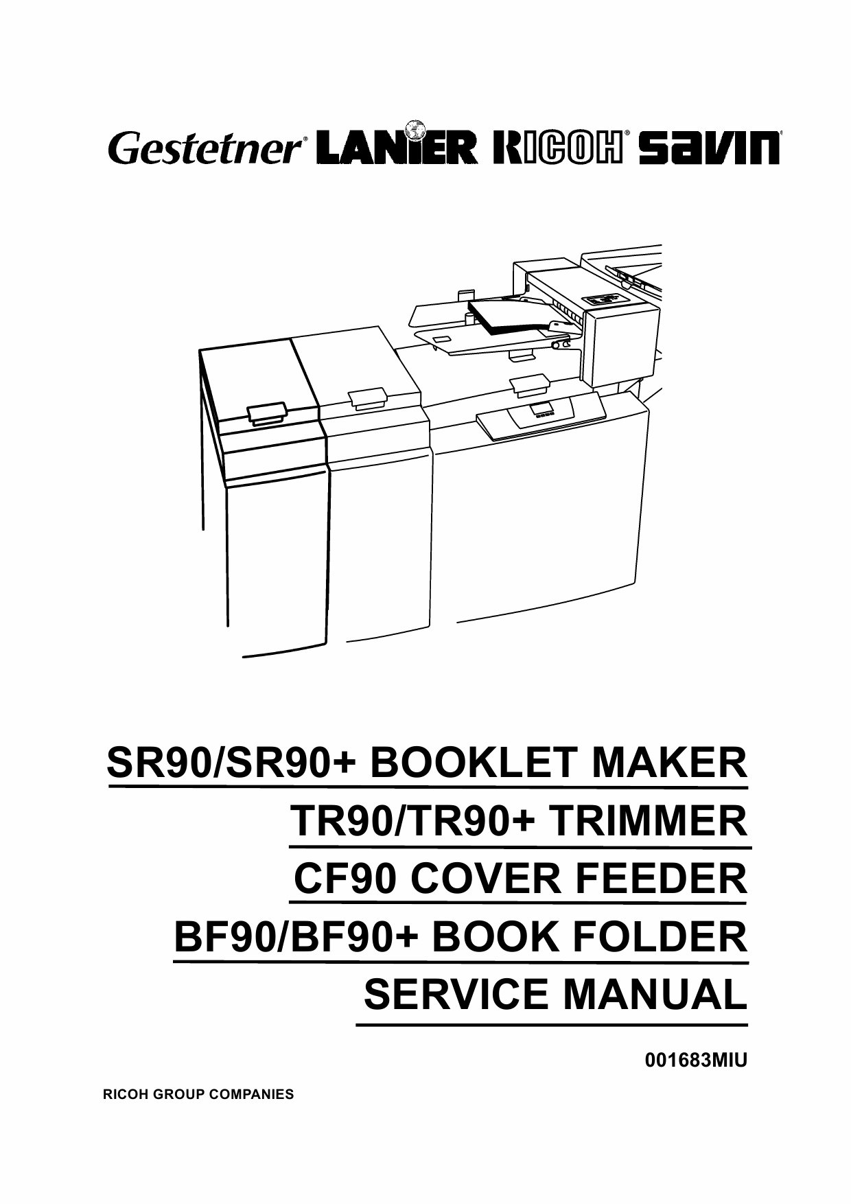 RICOH Options SR90 TR90 CF90 BF90 BOOKLET-MAKER TRIMMER COVER-FEEDER Service Manual PDF download-1 RICOH Options SR90 TR90 CF90 BF90 BOOKLET-MAKER TRIMMER COVER-FEEDER Service Manual PDF download-1